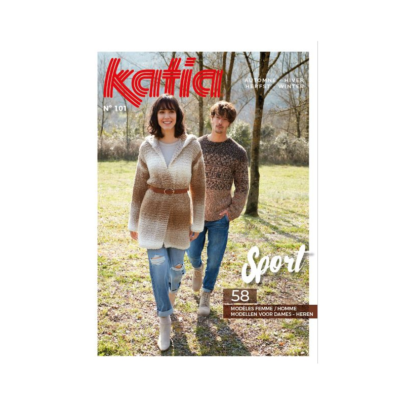 Catalogue Sport 101 Katia Les Pelotes de Joléon Laines à tric