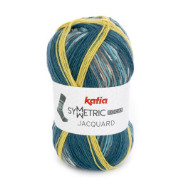 Jacquard symmetric socks - Katia - Les Pelotes de Joléon | Laines à...