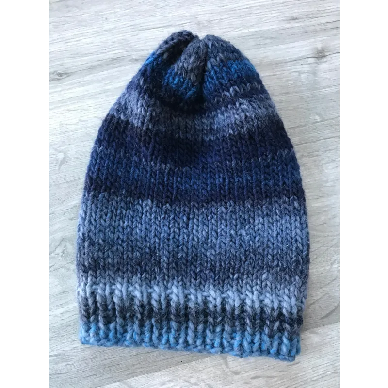 Bonnet dégradé bleu