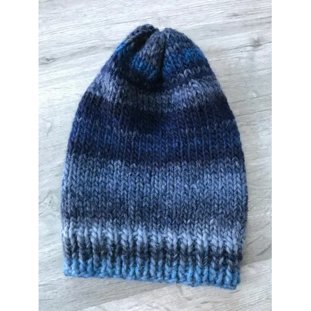 Bonnet dégradé bleu