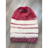 Bonnet blanc et rouge