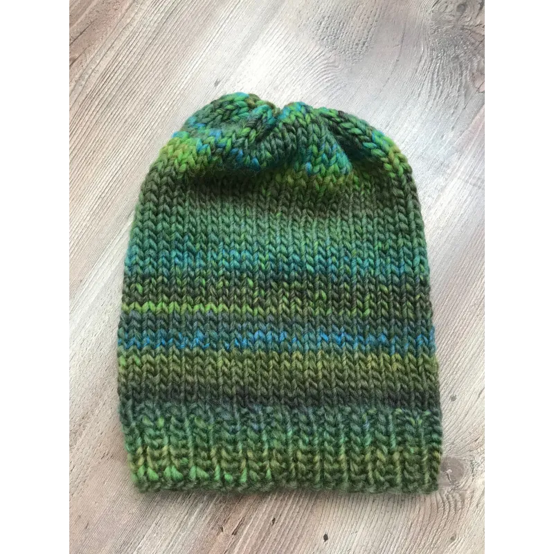 Bonnet dégradé vert