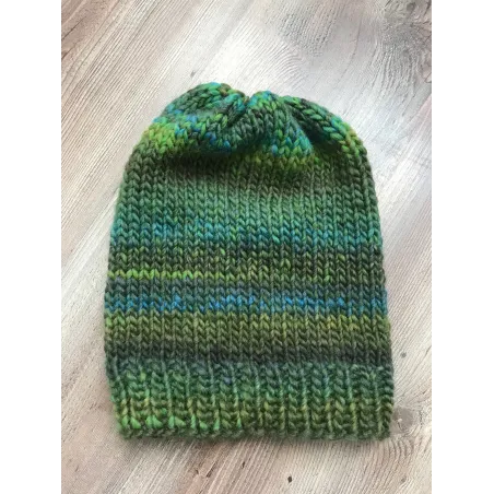Bonnet dégradé vert