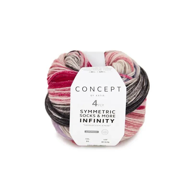 Infinity symmetric socks