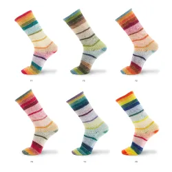 Illusion symmetric socks